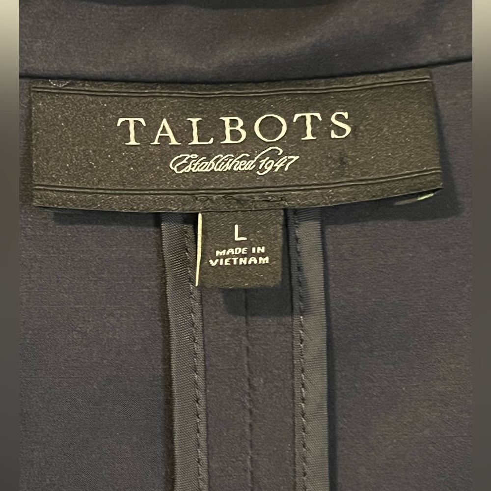 Talbots Lightweight Fall/Spring Jacket Size Large - Picture 7 of 9